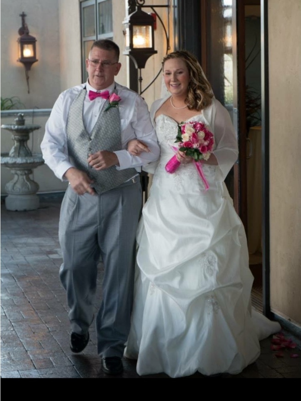 Elegant Strapless Wedding Dress - Picture 8 of 9